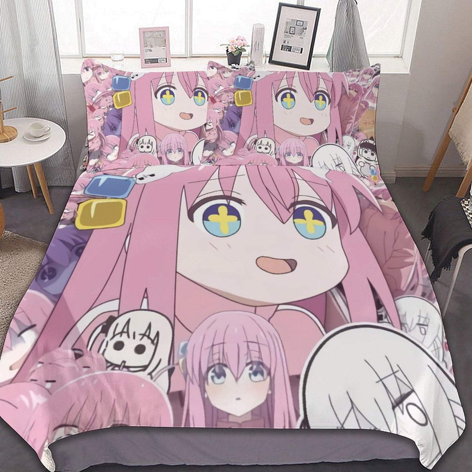 Amazon｜ぼっち ざ ろっく 少女 後藤ひとり 変顔 寝具カバーセット